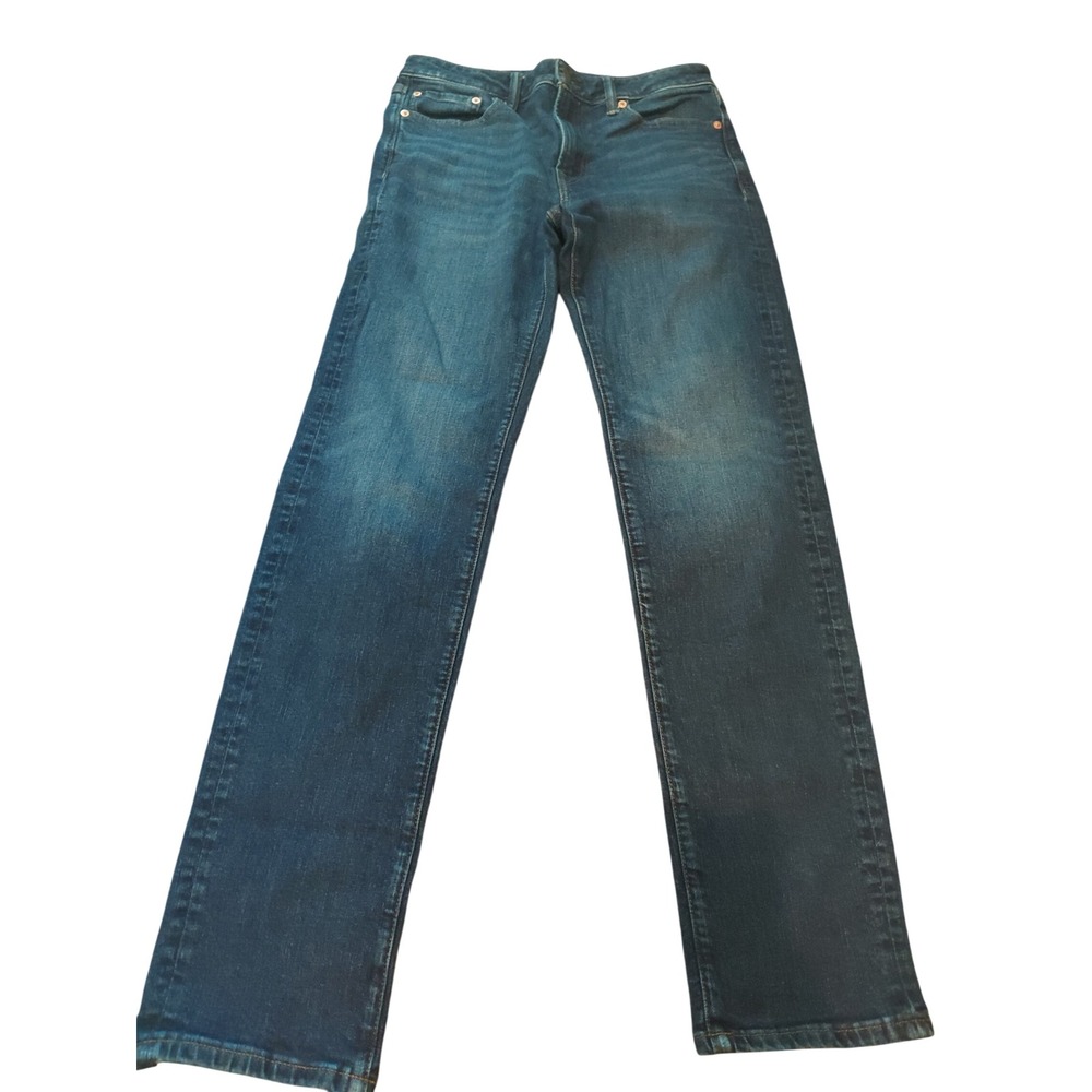 American Eagle Airflex+ Slim Straight Leg Jeans Blue Denim 30x34